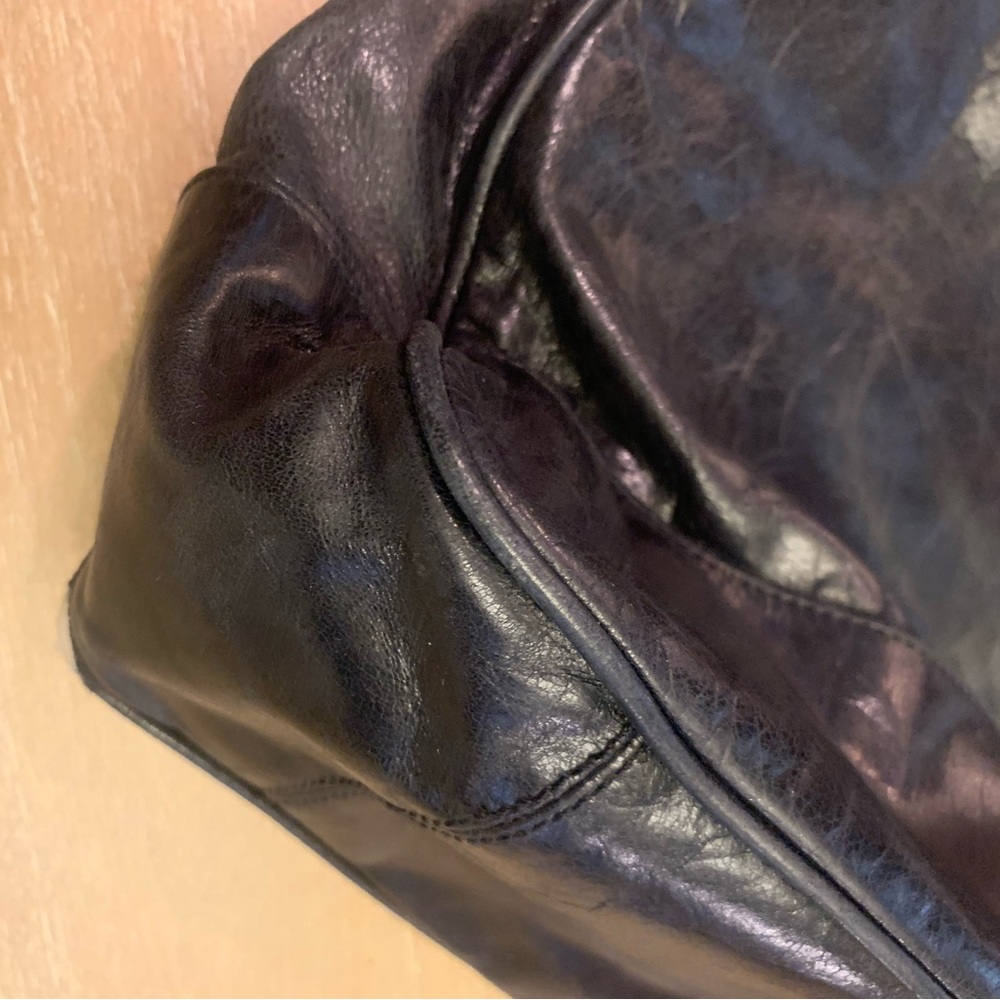 Black  Poppy Coach Camelia Bag - Picture 9 of 13